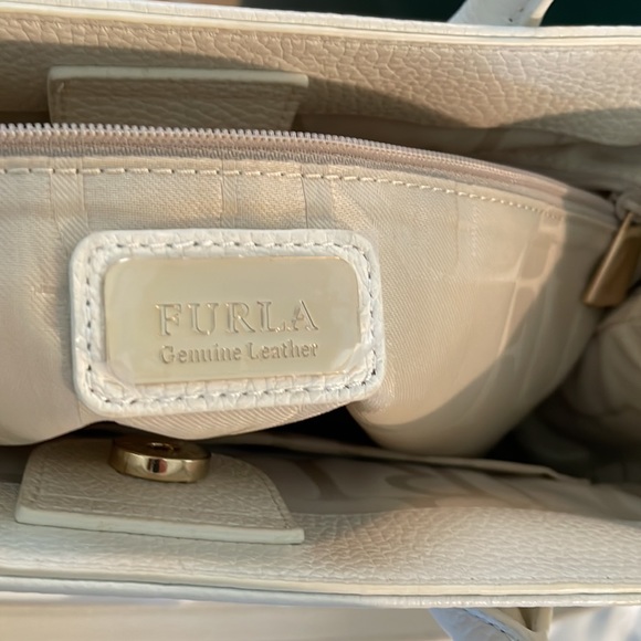 White leather Tote NWOT - Picture 5 of 12